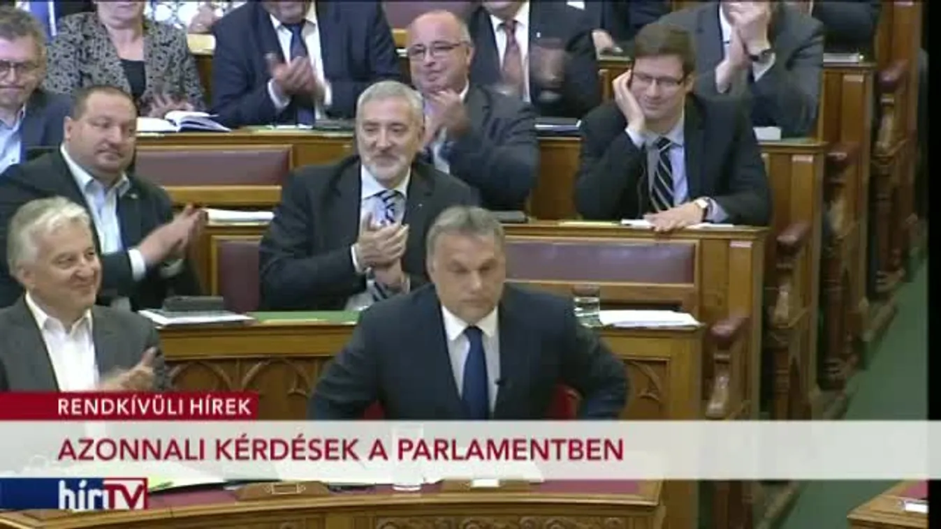A miniszterelnököt kérdezték a parlamentben