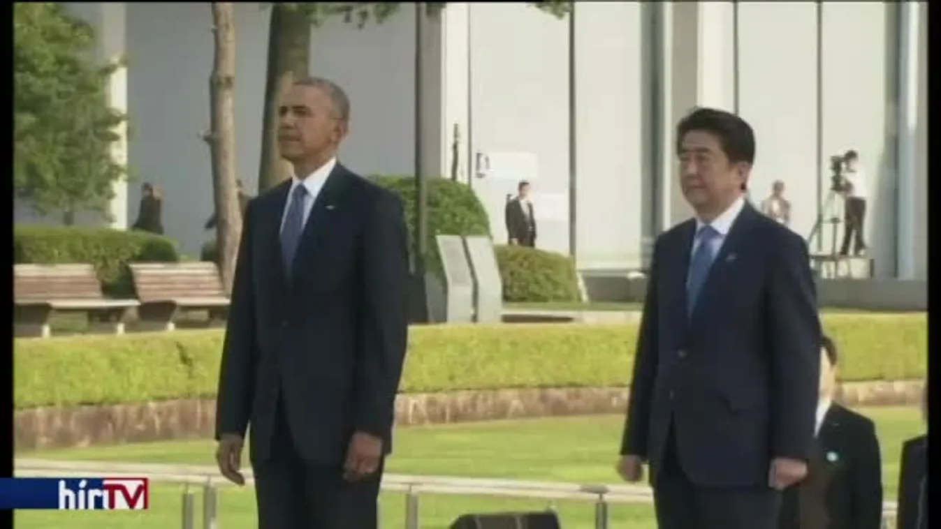 Barack Obama amerikai elnök Hirosimában