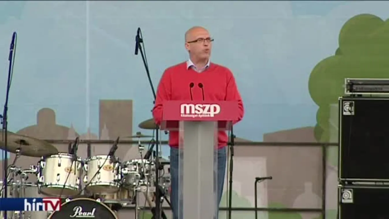 Tóbiás József beszéde az MSZP majálisán