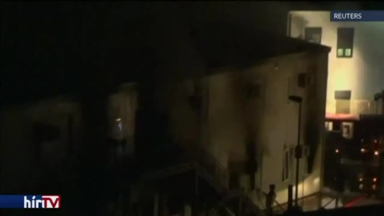 Felgyújtották a menekültszállót