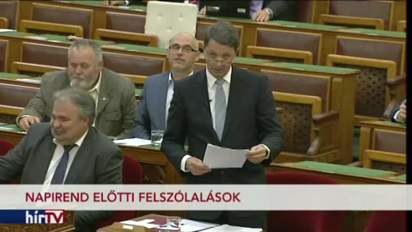 Napirend előtti felszólalások a parlamentben