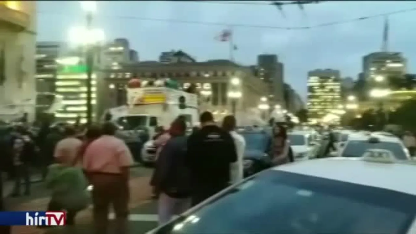 Sao Paulóban is tüntettek a taxisok