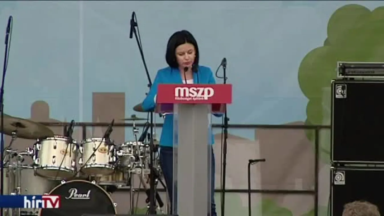Kunhalmi Ágnes beszéde az MSZP majálisán