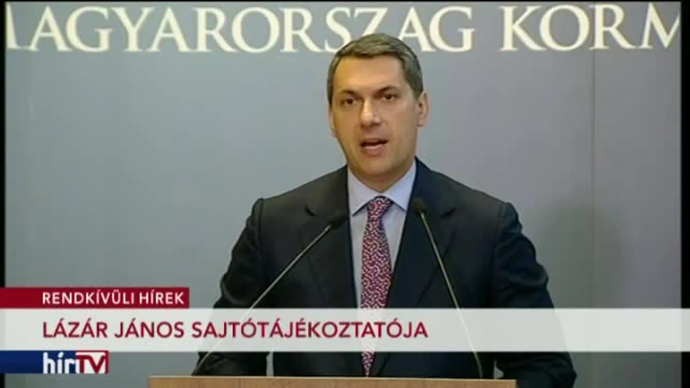 Lázár János kancelláriaminiszter sajtótájékoztatója – 2. rész