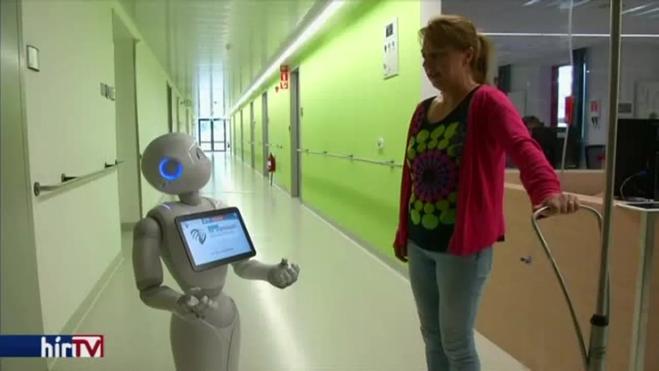 Robot recepciós egy belga kórházban