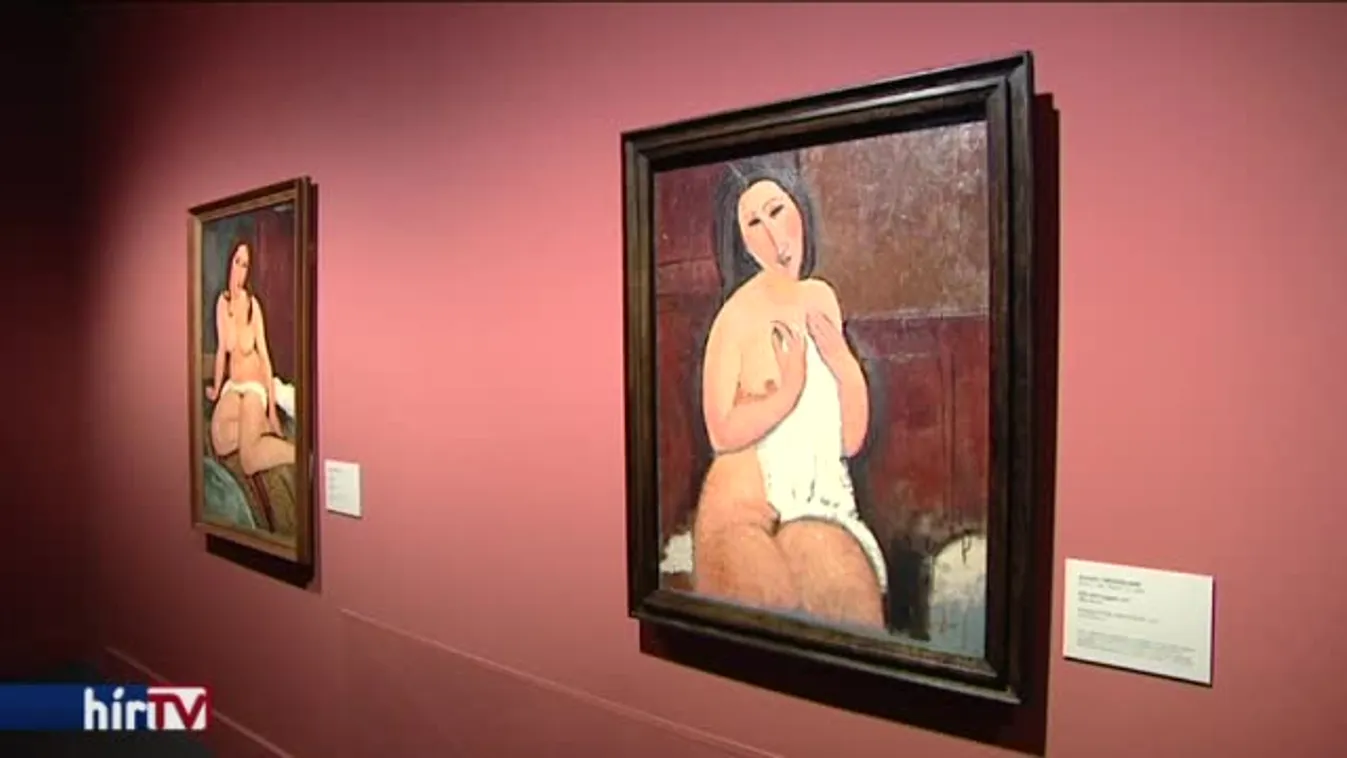 Megérkezett a Modigliani-kiállítás leghíresebb képe a Magyar Nemzeti Galériába