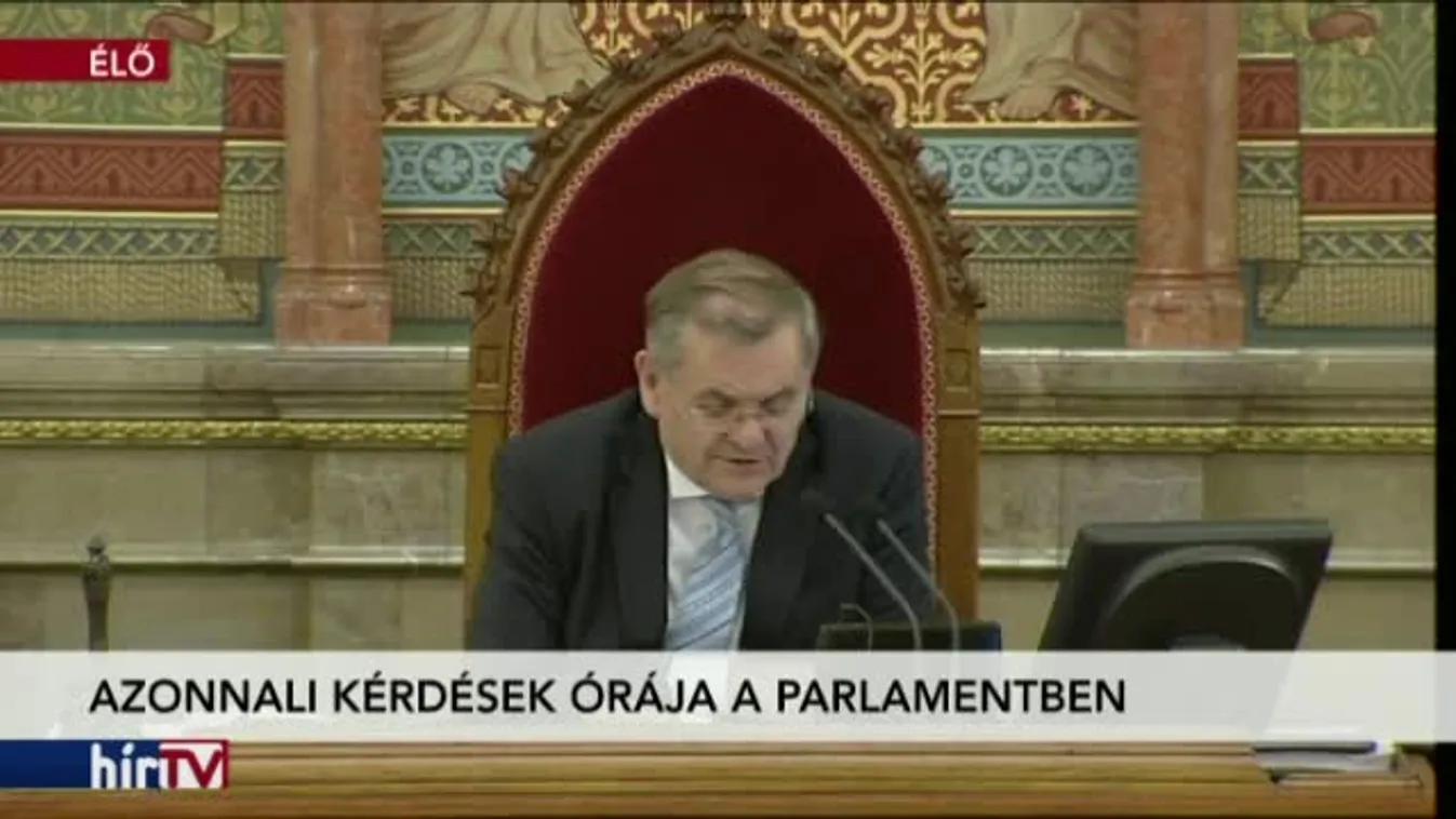 Azonnali kérdések órája a parlamentben