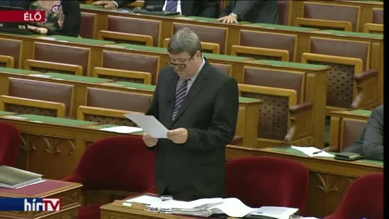 Napirend előtti felszólalások a parlamentben