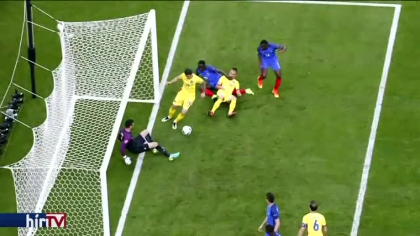 Utolsó percekben lőtt góllal nyert Franciaország