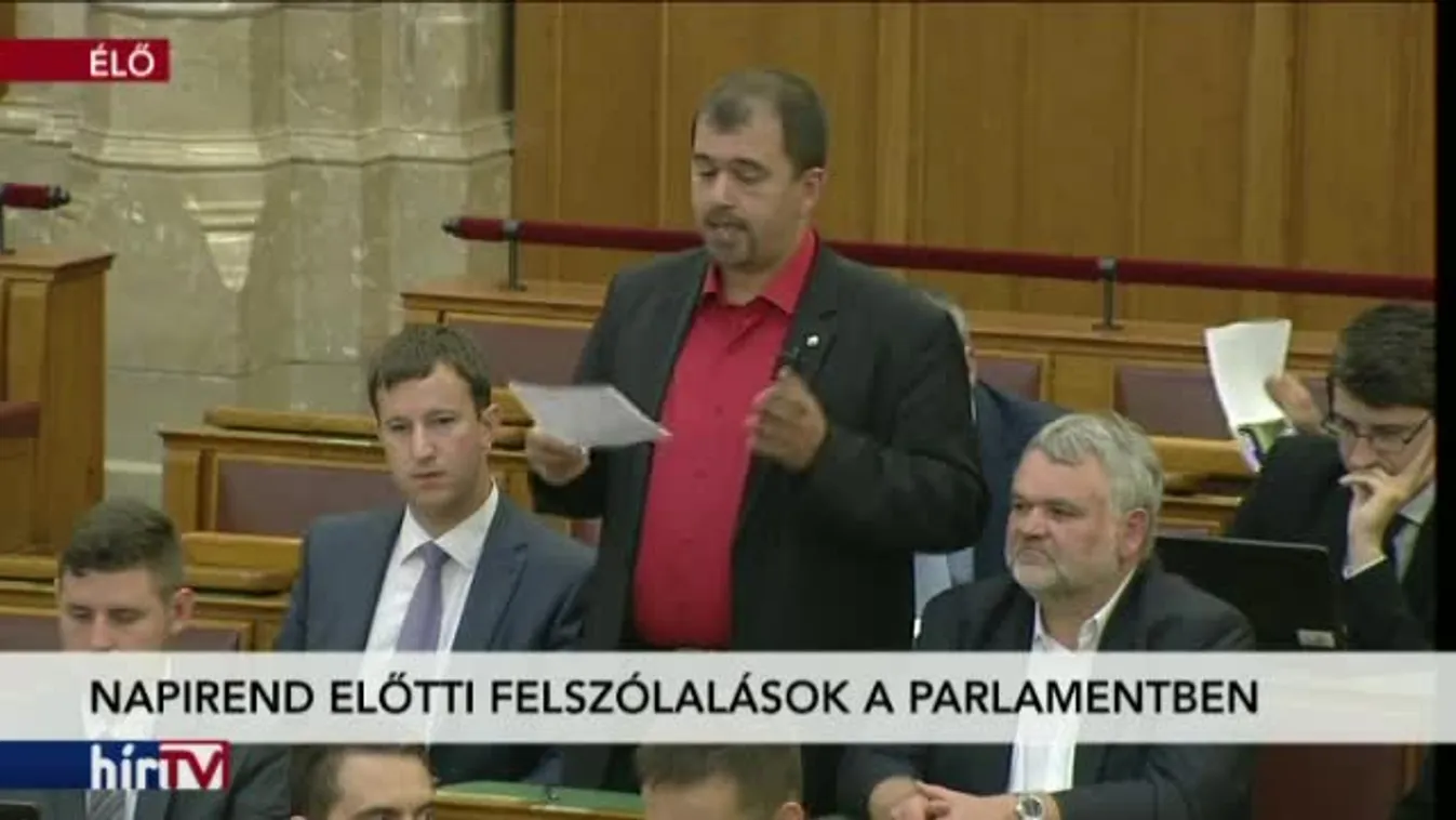 Napirend előtti felszólalások – 1. rész