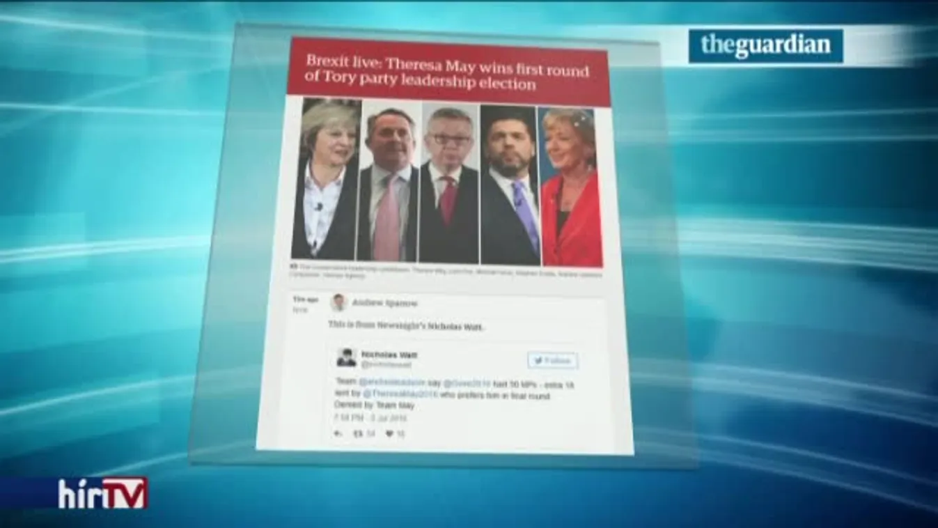 Theresa May nyerte az első fordulót