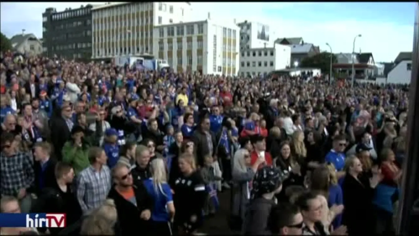 Hősként fogadták az izlandi játékosokat