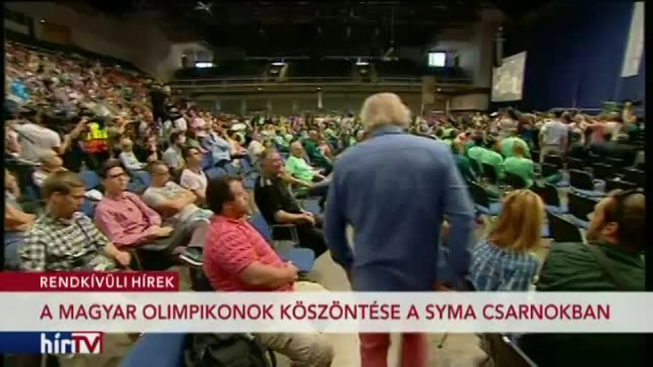 Rendkívüli hírek – a magyar olimpikonok köszöntése a Syma-csarnokban – 1. rész
