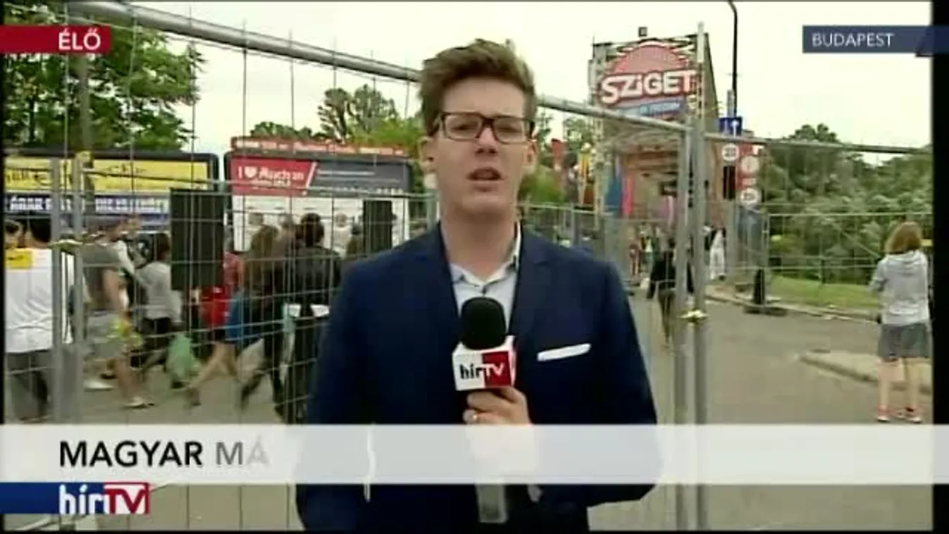 Gyanús csomag okozott riadalmat a Sziget bejáratánál – élő kapcsolás 15:22-kor