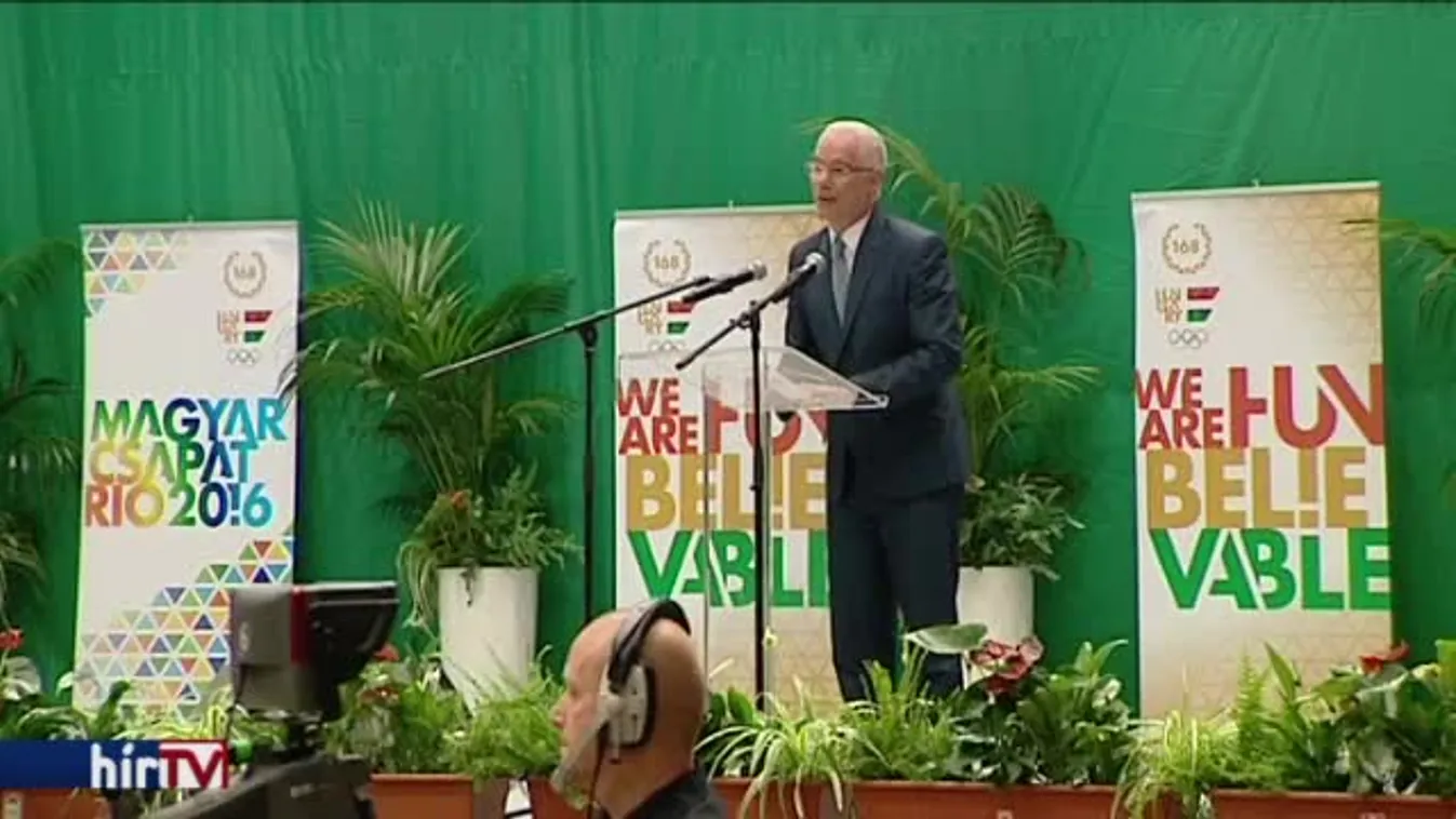 A kormány nevében Balog Zoltán köszöntötte a hazatérő olimpikonokat