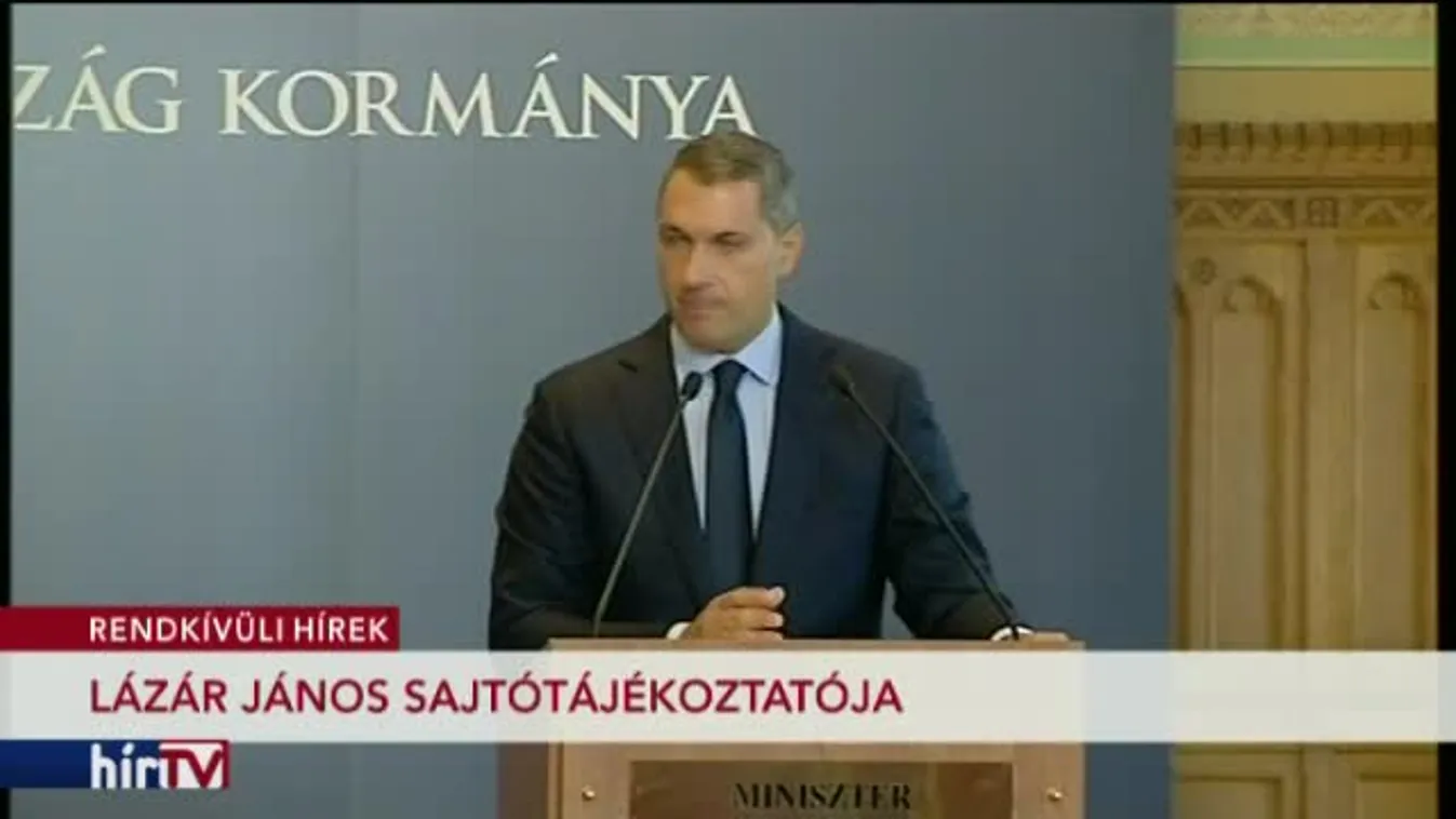 Kormányinfó – Lázár János sajtótájékoztatója – 2. rész