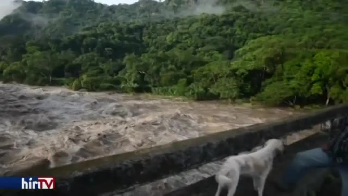 Pusztító sárlavinák Mexikóban