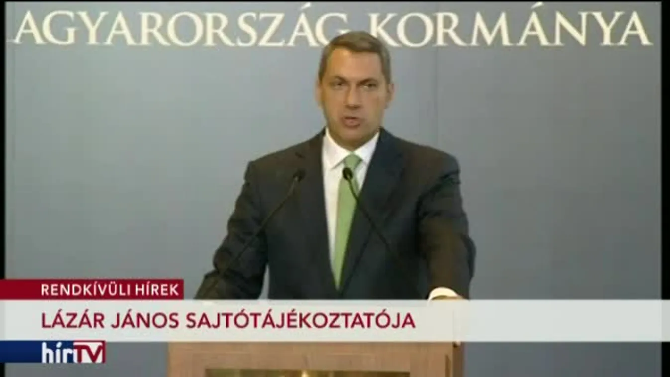 Lázár János kancelláriaminiszter sajtótájékoztatója – 2. rész