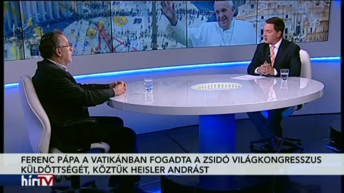 Magyarország élőben – Ferenc pápával találkozott a Mazsihisz elnöke