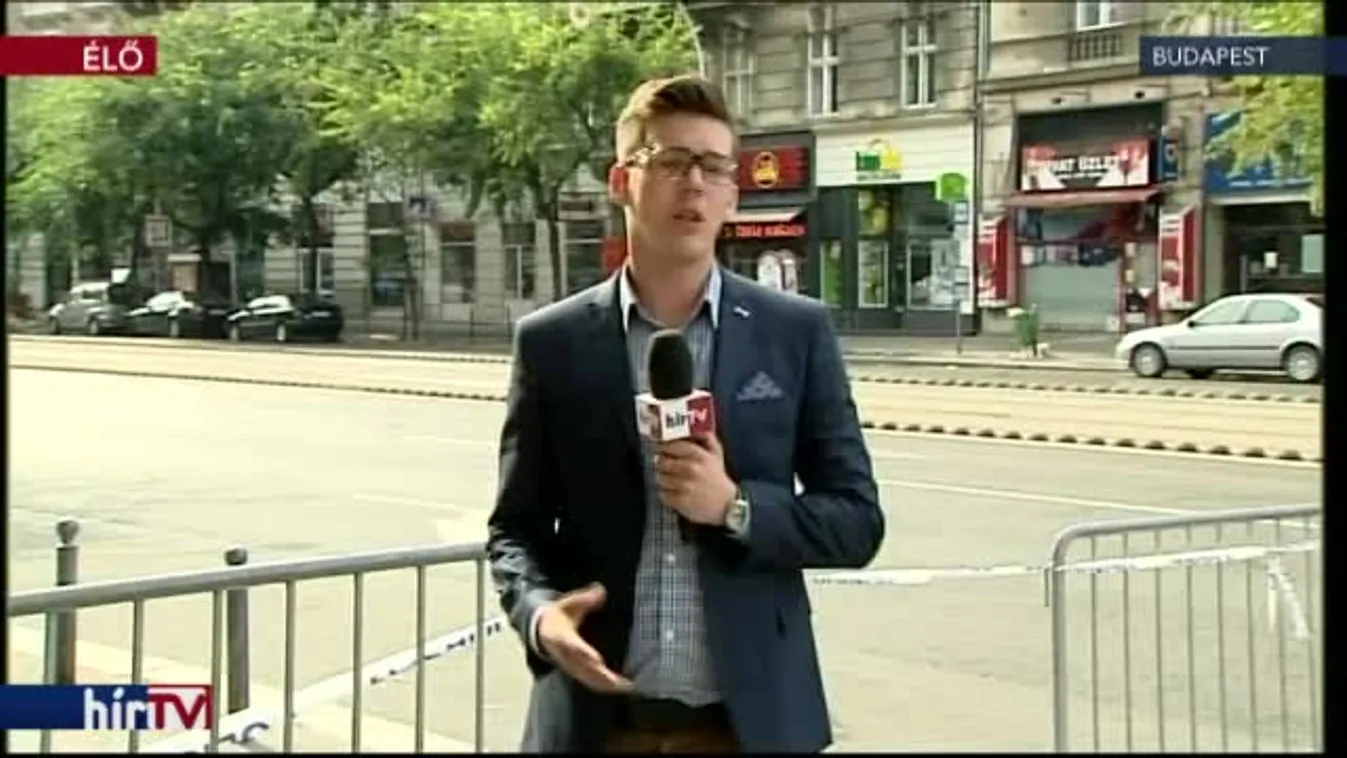 Felrobbant egy üzlethelyiség az Oktogonnál – élő kapcsolás 11 órakor