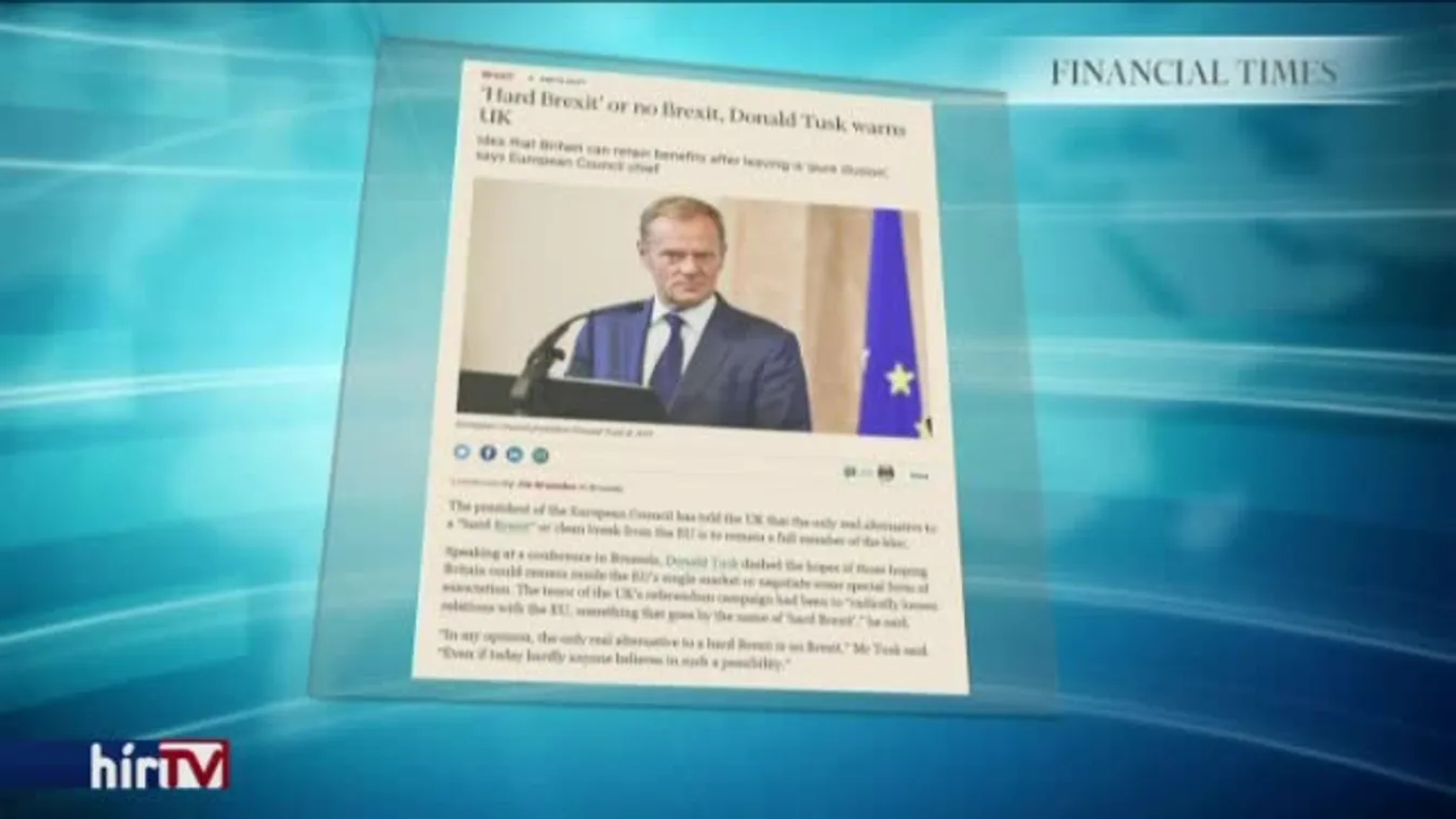 Tusk: Hiú ábránd az enyhe brexit