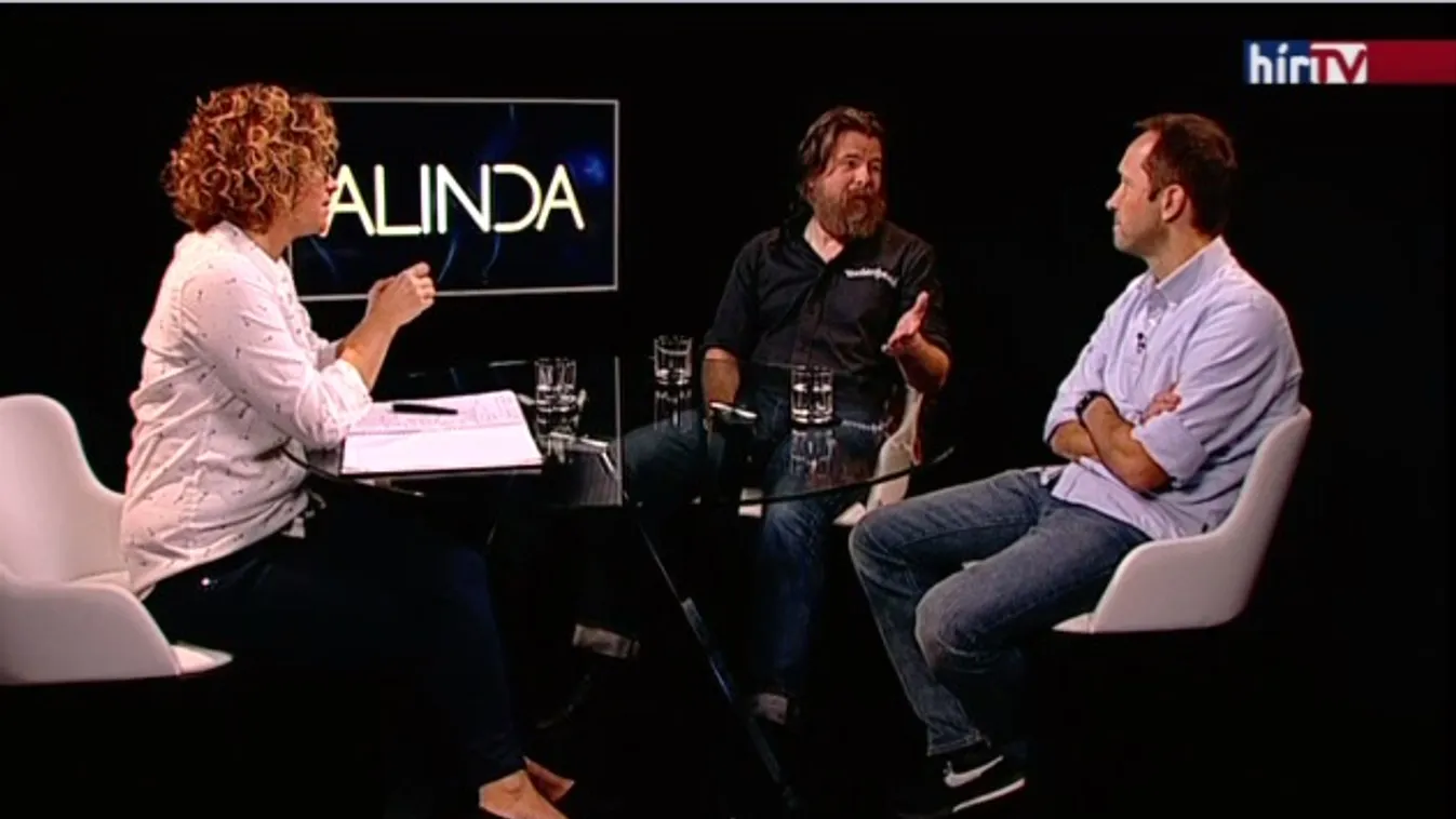 Alinda vendége Uj Péter és Pethő András