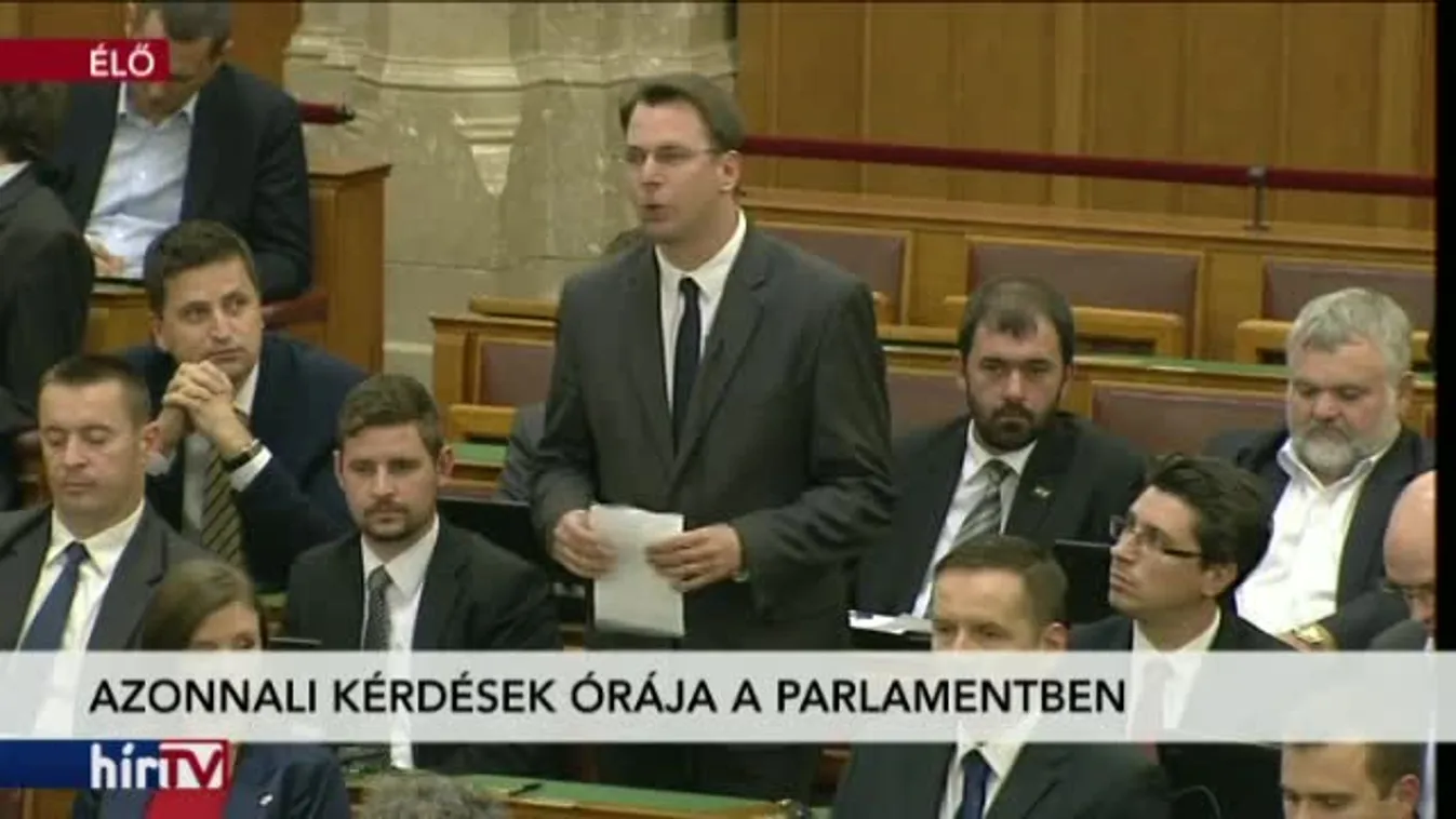Azonnali kérdések órája a Parlamentben – 1. rész