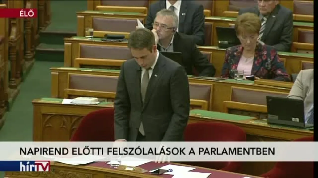 Napirend előtti felszólalások az Országgyűlésben