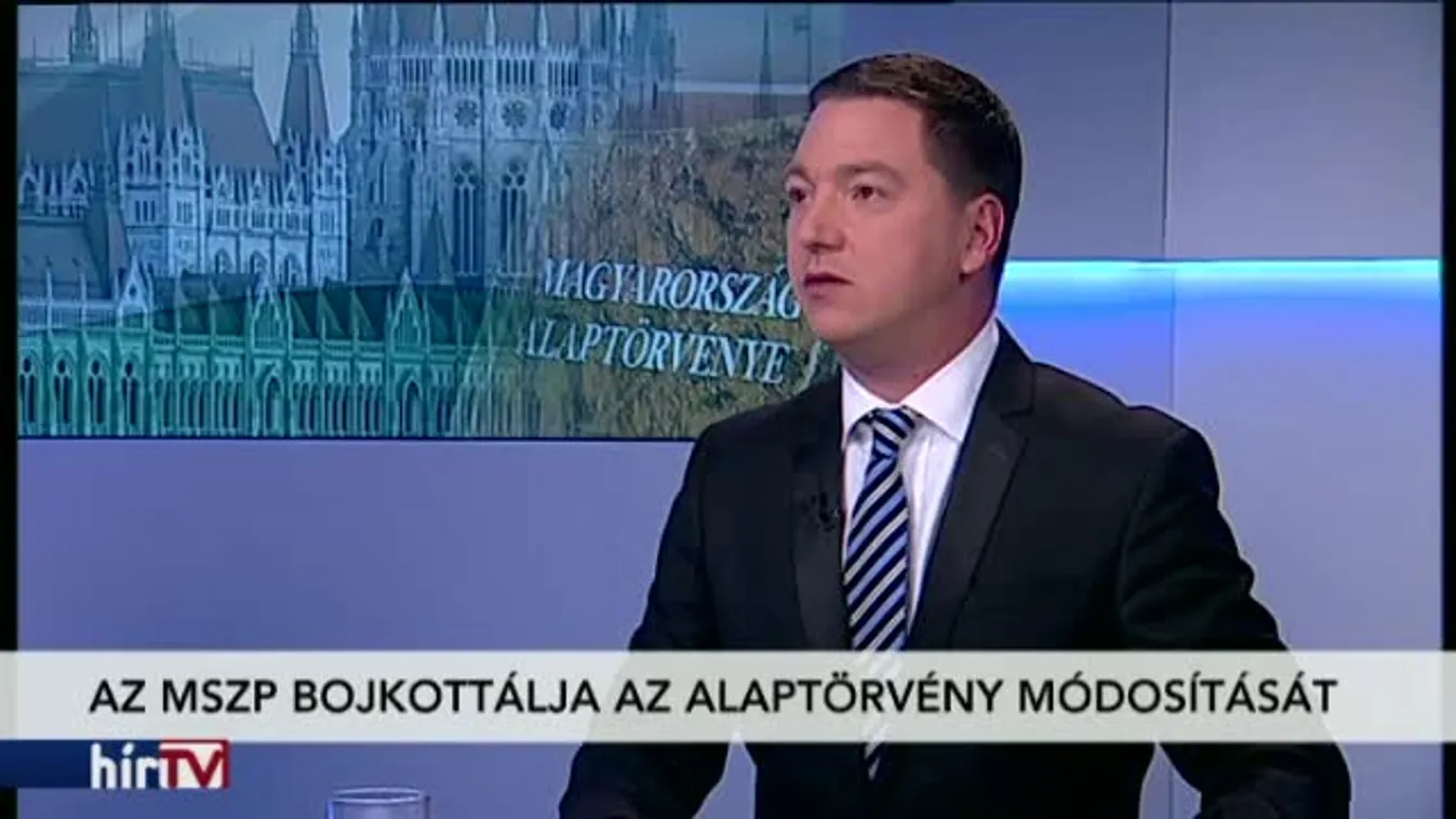 Magyarország élőben – Az MSZP bojkottálja az alaptörvény módosítását