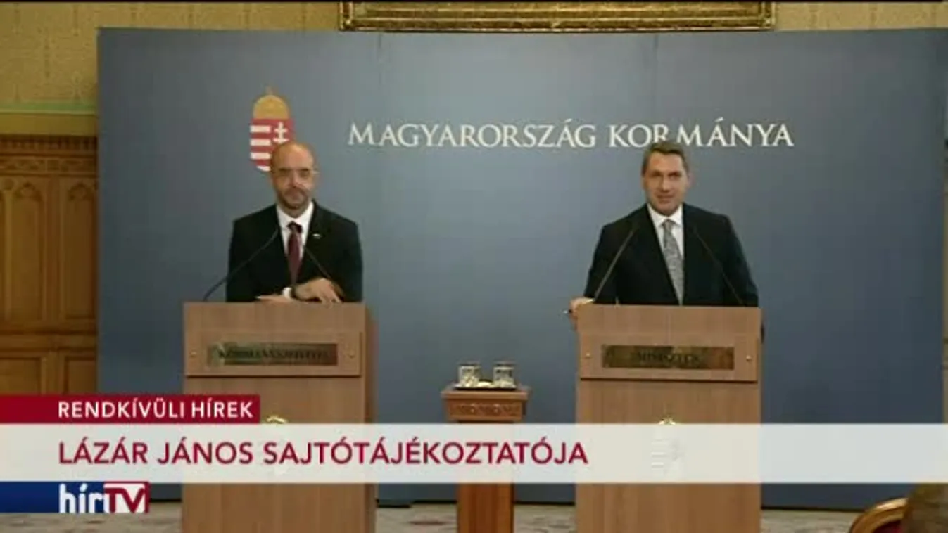 Lázár János kancelláriaminiszter sajtótájékoztatója – 2. rész