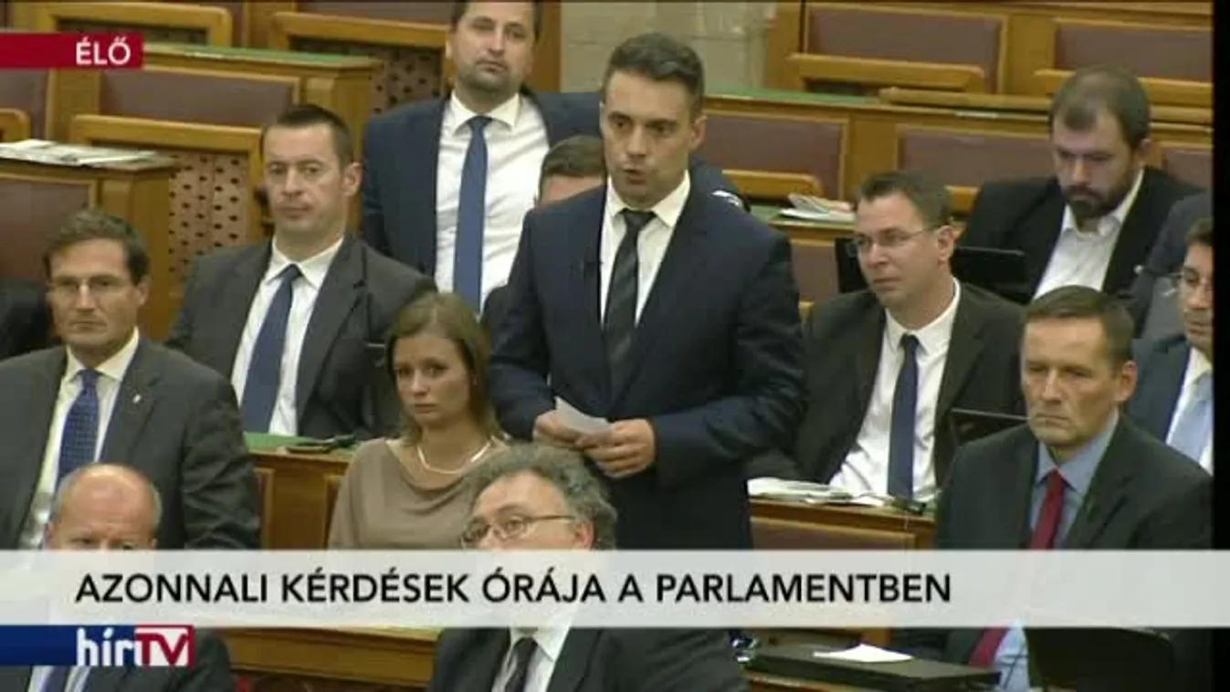 Azonnali kérdések órája a Parlamentben