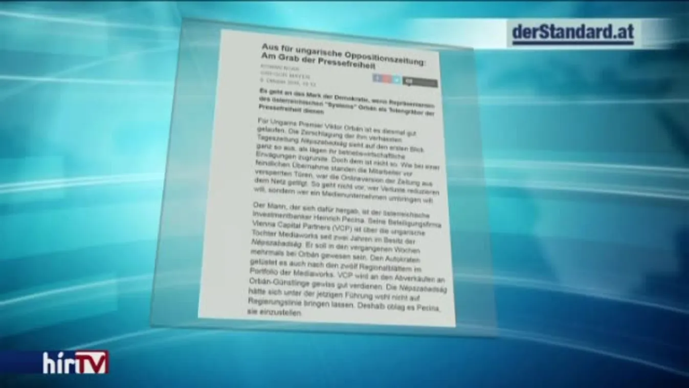 „A médiacég kinyírása volt a cél”