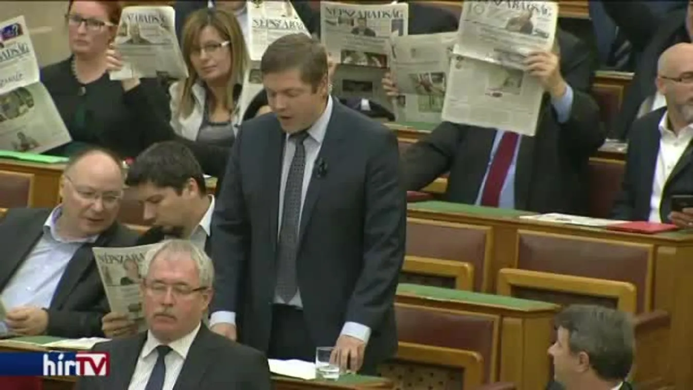Népszabadság, Rogán-helikopterezés – elszabadult a vita a parlamentben