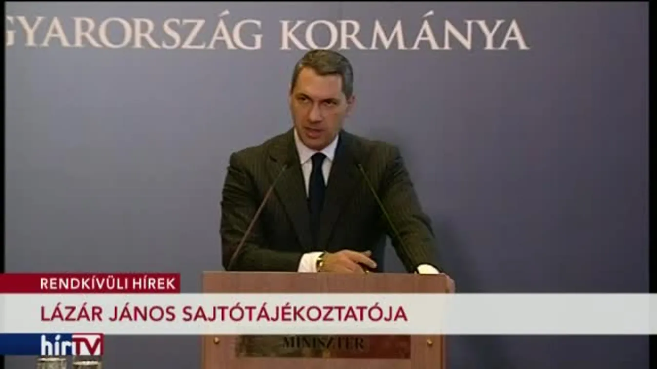 Lázár János sajtótájékoztatója (2. rész)