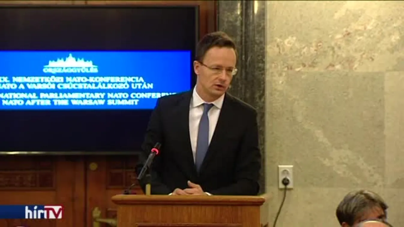 Szijjártó Péter a NATO és az Egyesült Államok kapcsolatáról