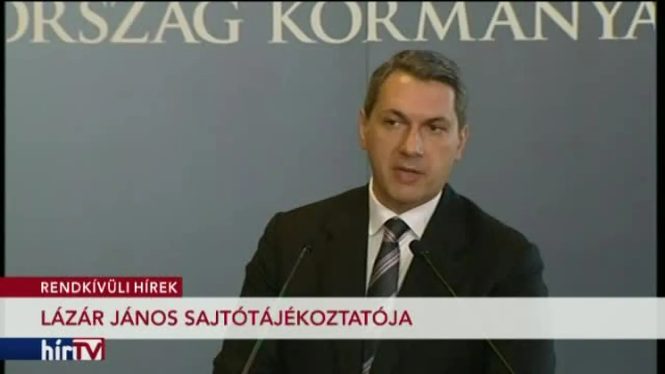 Lázár János sajtótájékoztatója II. rész