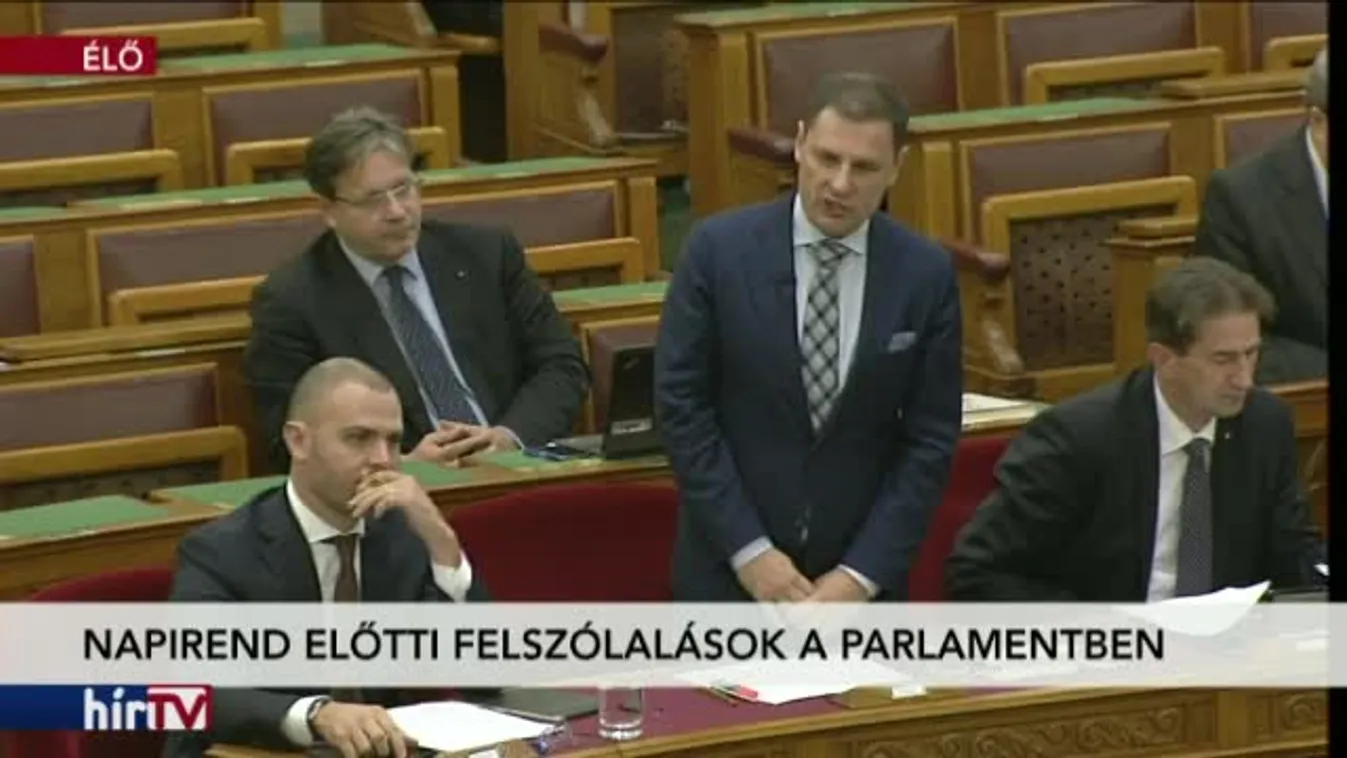 Napirend előtti felszólalások