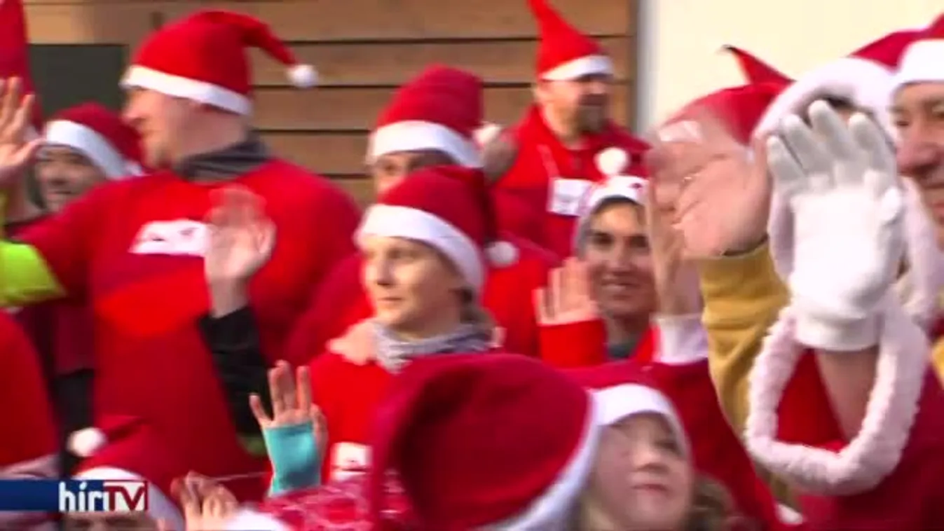 Mikulásfutás Pécsett