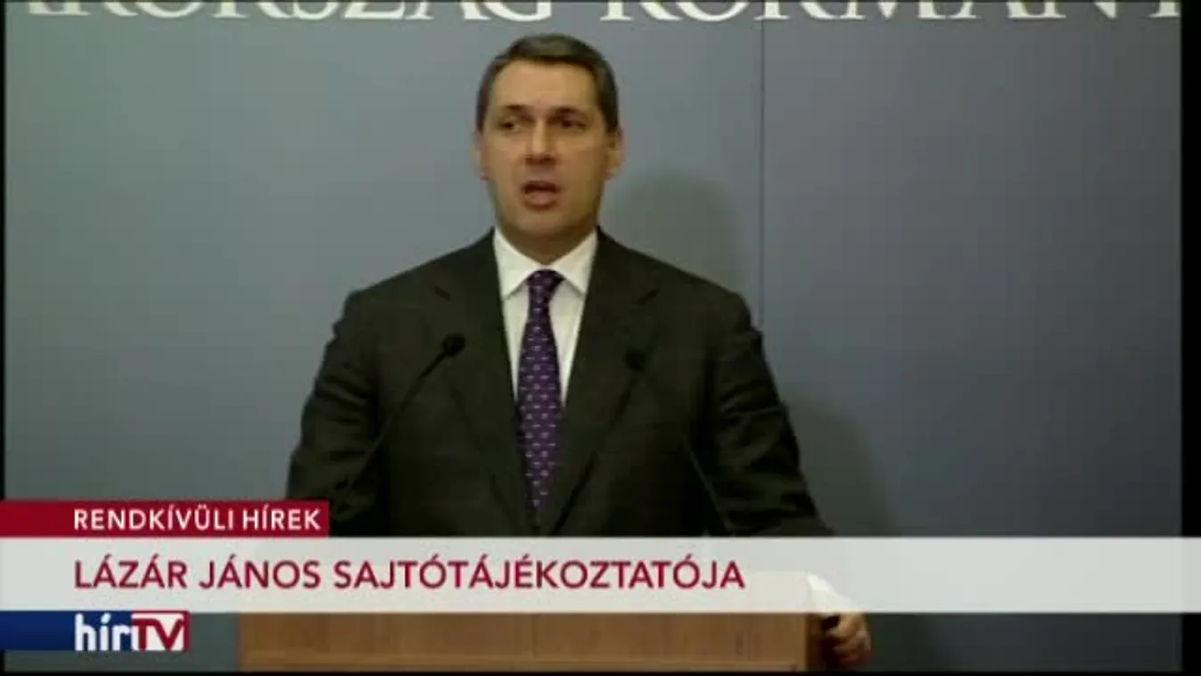 Lázár János kancelláriaminiszter sajtótájékoztatója – 2. rész