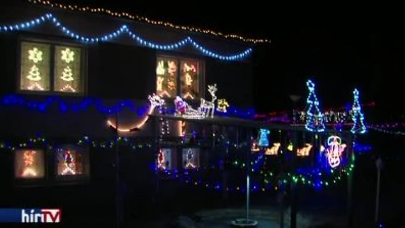 Negyvenezer égővel készült idén a helesfai család