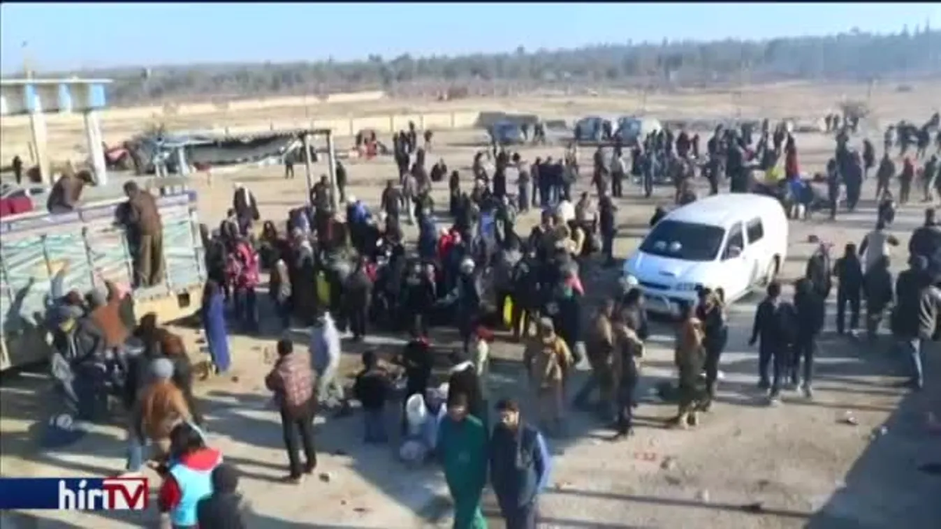 Éjfél óta újra mentik a civileket Aleppóból