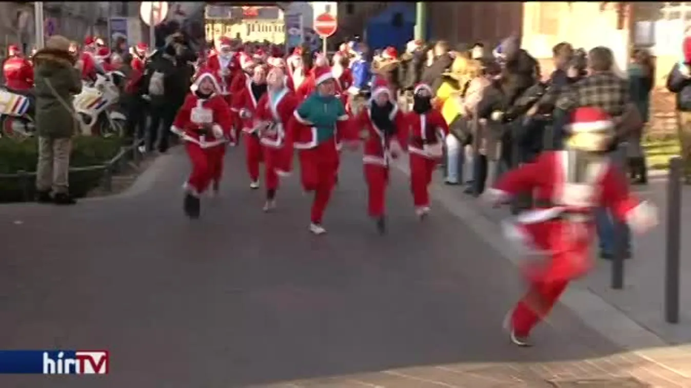 Több ezer induló a Mikulásfutáson, Joulupukki Zuglóba látogatott