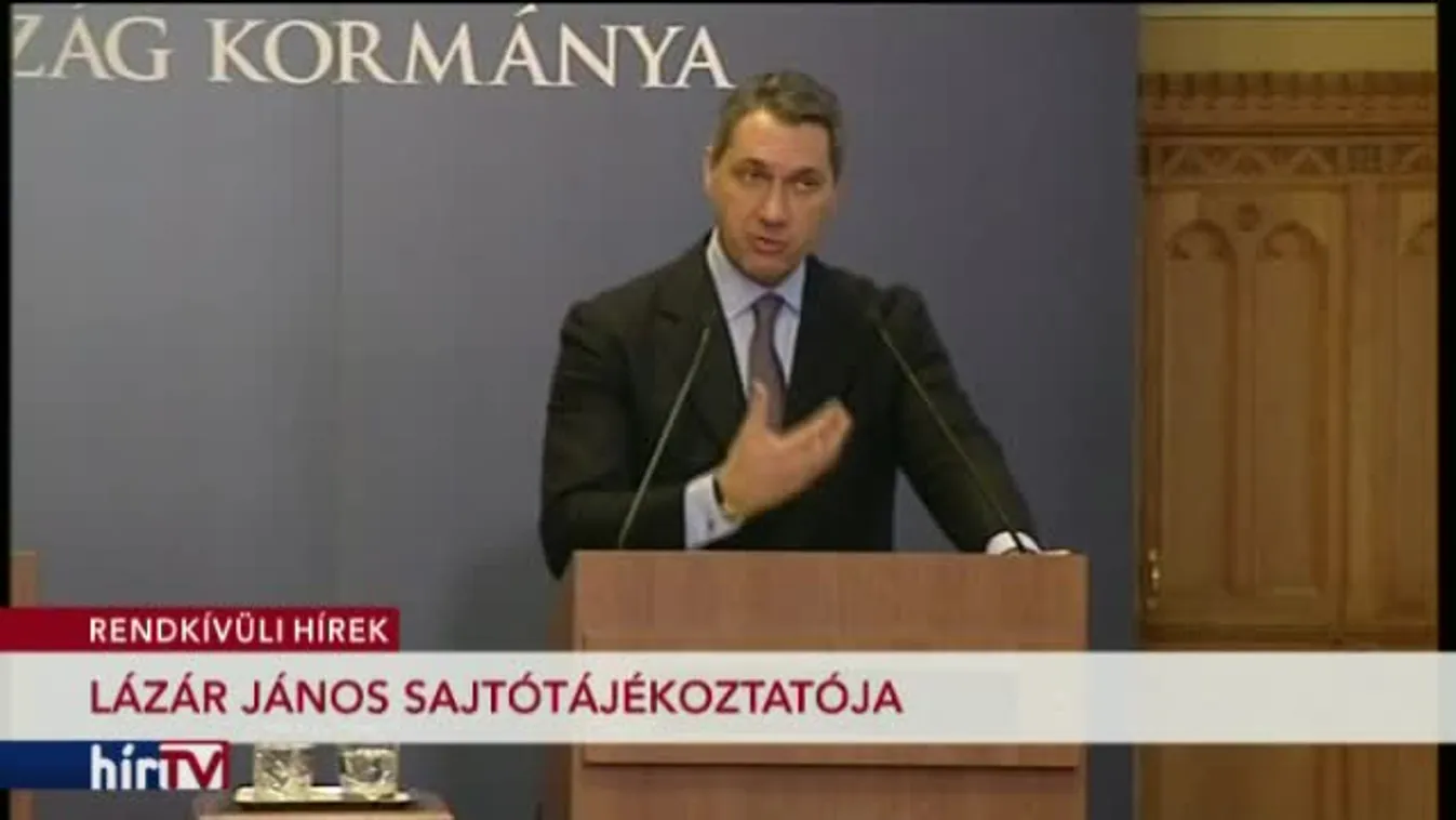 Lázár János sajtótájékoztatója II. rész - 2016.12.01.
