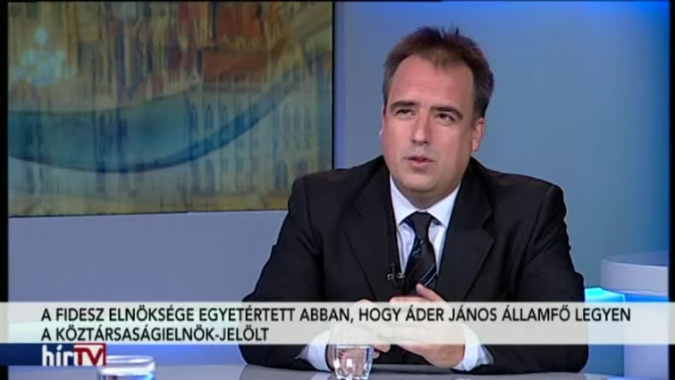 Magyarország élőben – Áder Jánost jelöli a Fidesz államfőnek