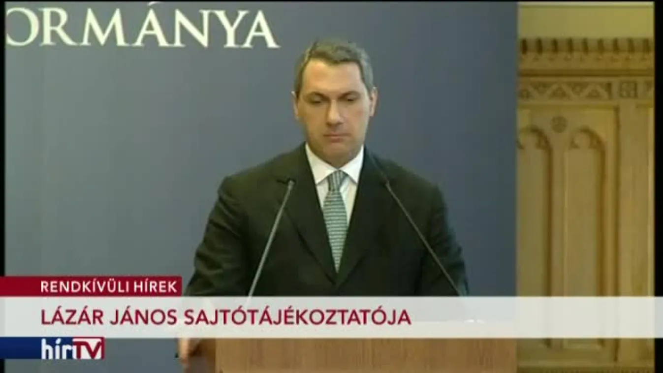 Lázár János kancelláriaminiszter sajtótájékoztatója – 2. rész