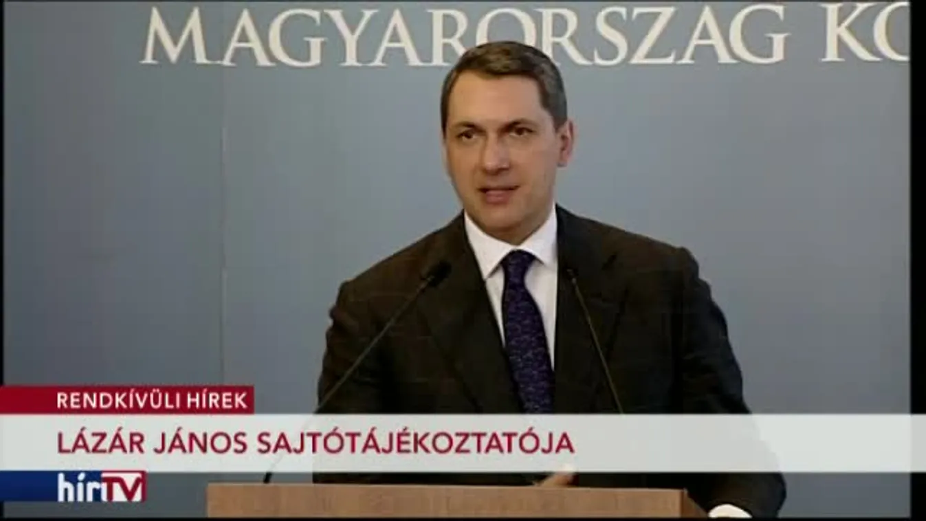 Kormányinfó – Lázár János sajtótájékoztatója – 2. rész