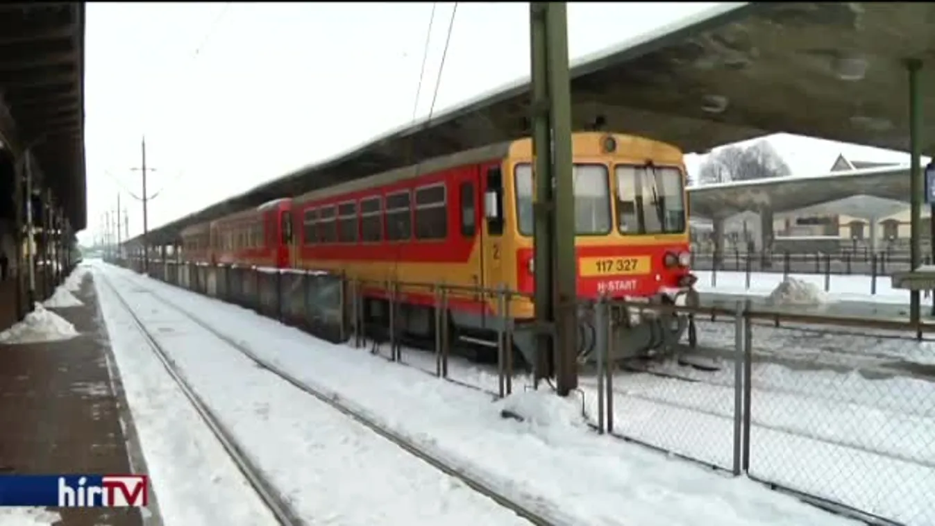 A MÁV is felkészült a hóra