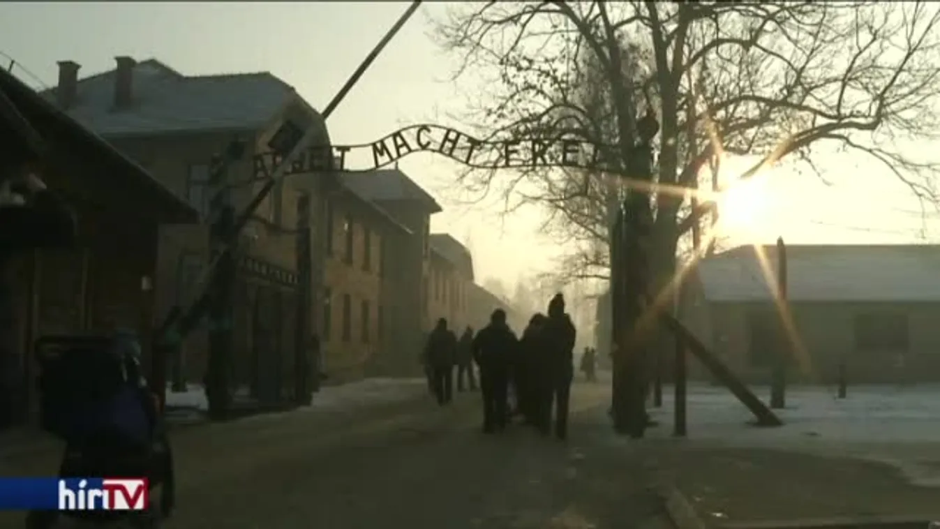 Megemlékezés Auschwitzban