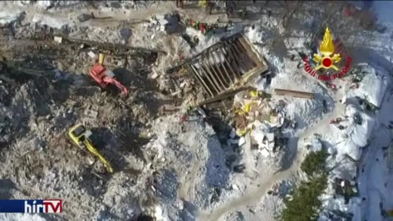 Nincs több túlélője az olaszországi lavinaomlásnak