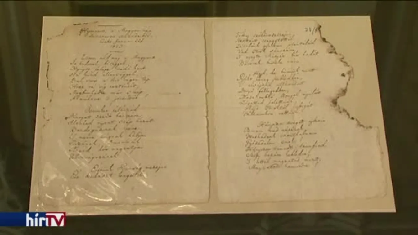 Először együtt a Himnusz eredeti kézirata és kottája